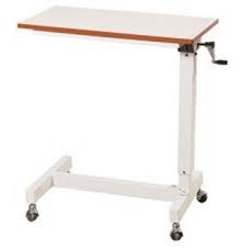 Over Bed Table Mayo's type S.S. (Adjustable Height with Gear Handle) ASI-148